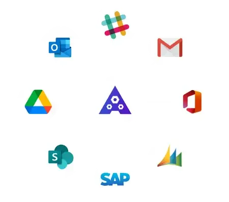 A computer screen displays a software interface from the Azumuta platform titled "5S audit checklist." The checklist includes various audit criteria such as safety and organization, with options to mark compliance status. A sidebar on the left shows navigation options.