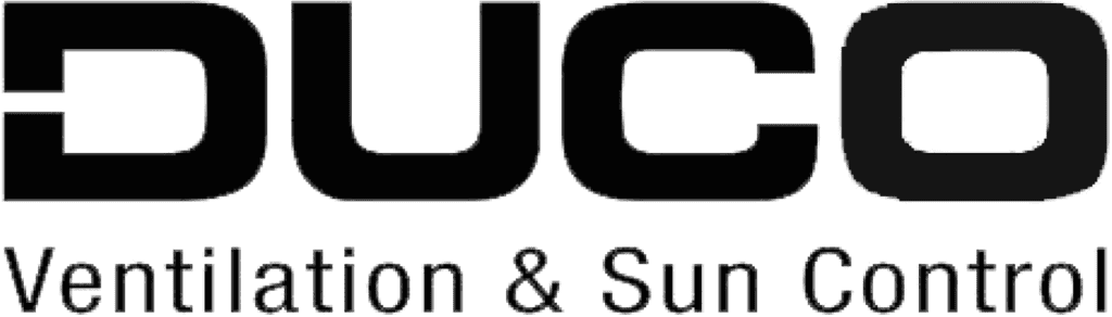 A black logo for the company 