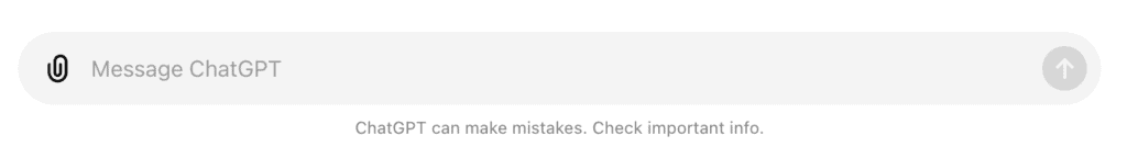 An input field with the placeholder 