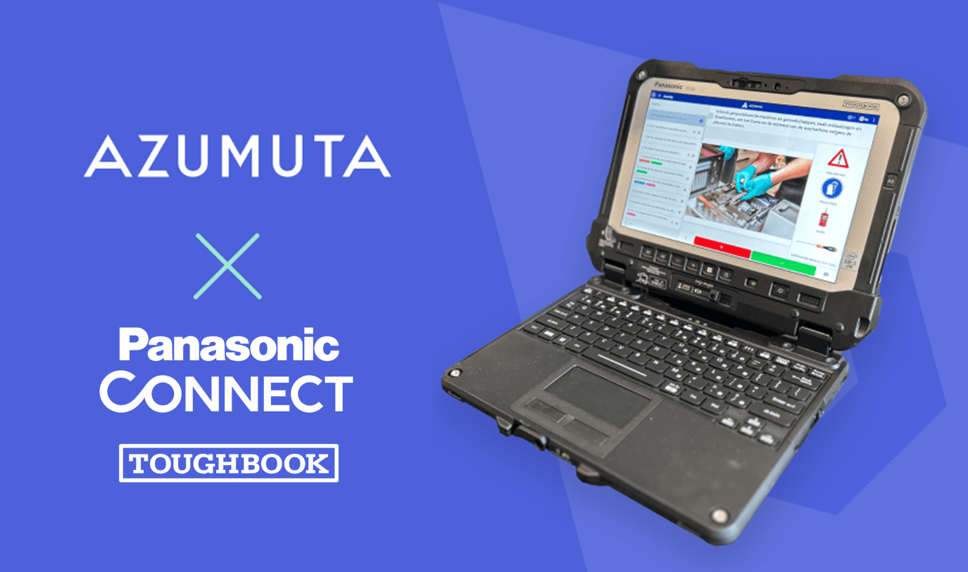 Azumuta with Panasonic Toughbook