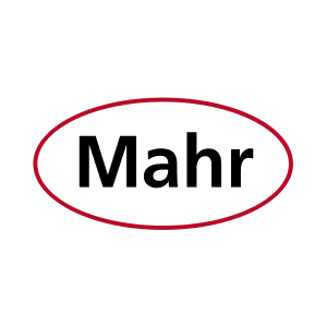 Mahr logo for integration with Azumuta manufacturing software
