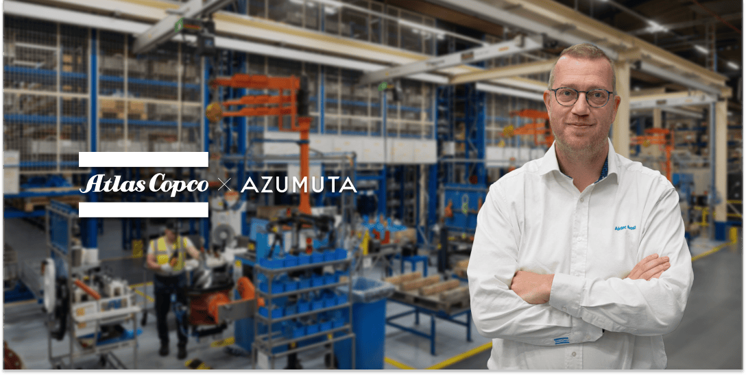 Industrial Equipment company Atlas Copco uses Digital Work Instructions powered by Azumuta